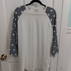 LuLaRoe Baseball Tee - 2X